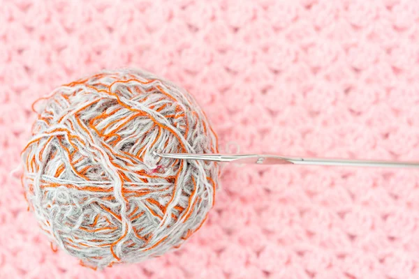 かぎ針編みの編み糸 — ストック写真