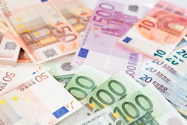 Banknotes of the european union — Stock Photo, Image