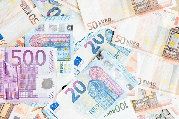 Banknotes of the european union — Stock Photo, Image