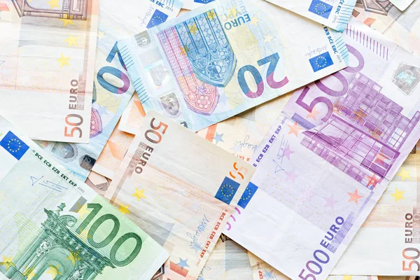 Banknotes of the european union — Stock Photo, Image