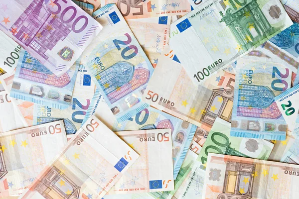 Banknotes of the european union — Stock Photo, Image