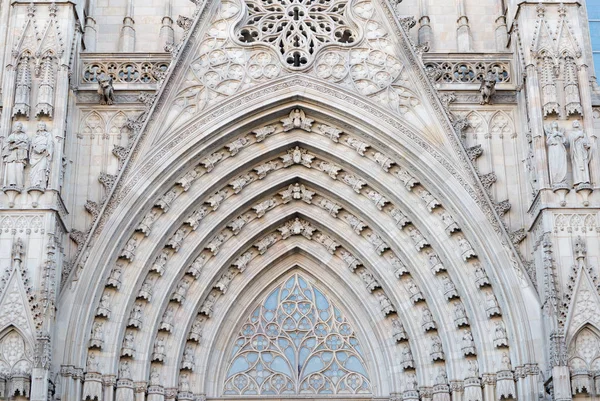 Деталі собору Барселони — стокове фото