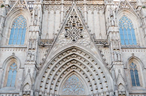 Details of the Cathedral of Barcelona — Stock Photo, Image