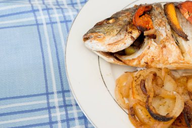 Pişmiş Sparus aurata 