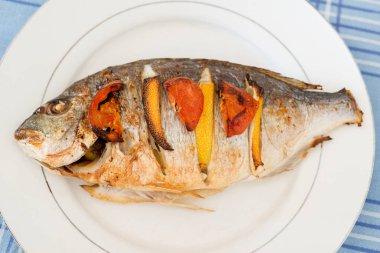 Pişmiş Sparus aurata 