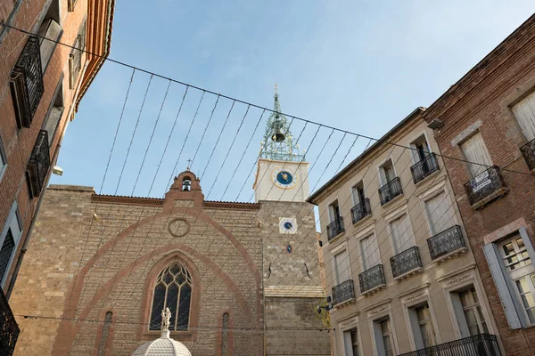 Cathedral of Saint-Jean-Baptiste Perpignan — Stock Photo, Image