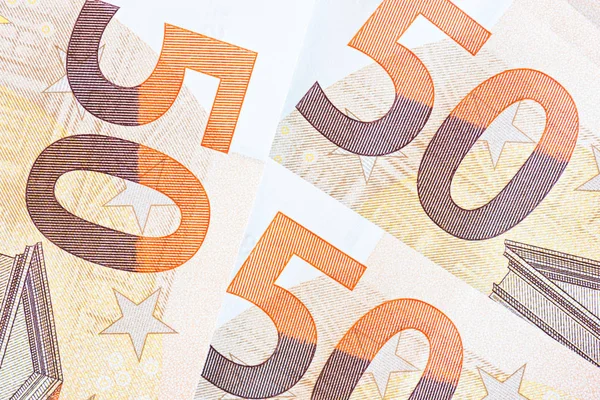 유럽 연합의 지폐 스톡 사진