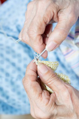 Bakım evinde yaşlı kişi