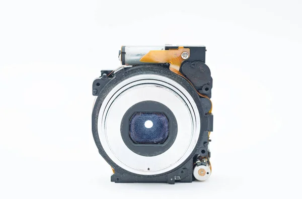 Zdemontowany aparat kompaktowy — Zdjęcie stockowe