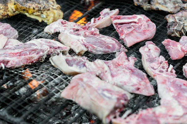 Hús barbecue részletek — Stock Fotó