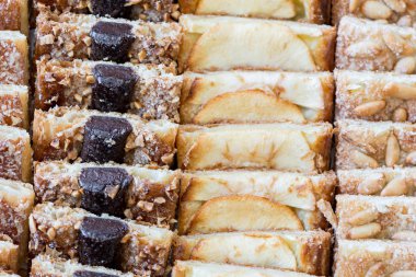 Ayrıntı çeşitli hamur işleri