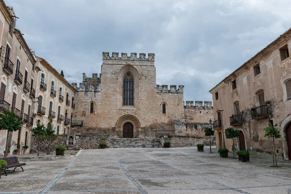 Klostret i Santes Creus (Tarragona-Spanien) — Stockfoto