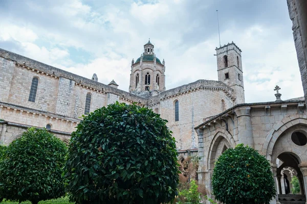 Manastırı Santes Creus (Tarragona-İspanya) — Stok fotoğraf