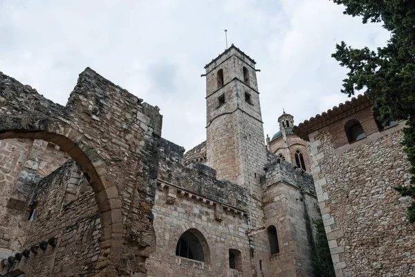 Klostret i Santes Creus (Tarragona-Spanien) — Stockfoto