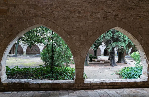 Klooster van Santes Creus (Tarragona-Spanje) — Stockfoto