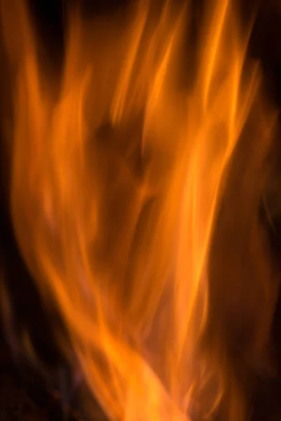 Dettaglio fondo dalle fiamme — Foto Stock