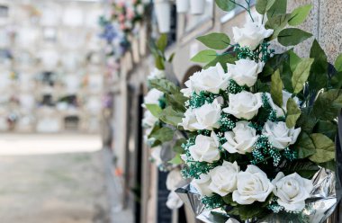 Oluşumdaki mezarların ve mezar nişlerinin ayrıntıları 