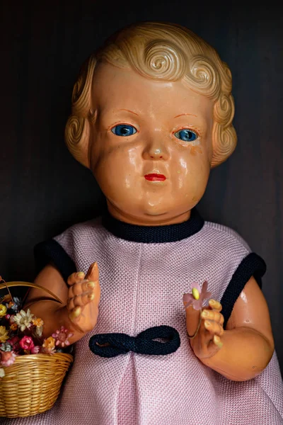 Old doll of the early 1900s — Stock Photo, Image