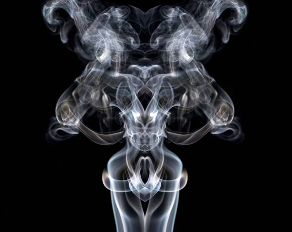 Formas com fumaça — Fotografia de Stock
