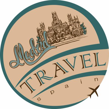 Travel. trip to Spain.  clipart