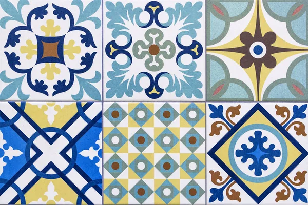 Detalle Azulejos Tradicionales Fachada Una Antigua Casa Oporto Portugal Cerámica — Foto de Stock