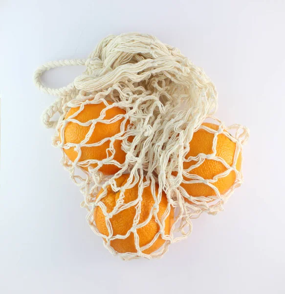 Oranges Eco Bag — Stock Photo, Image