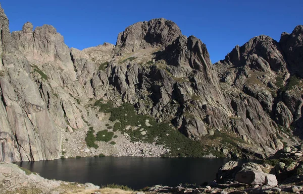 Lago Capitello Corse Córcega — Foto de Stock