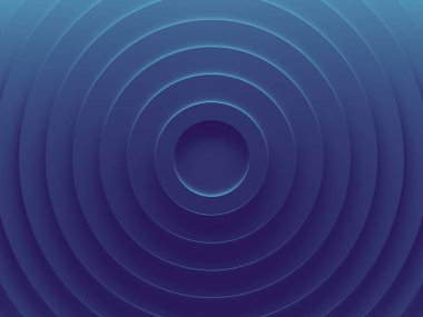 Mavi halkalar. Geometrik arka plan.