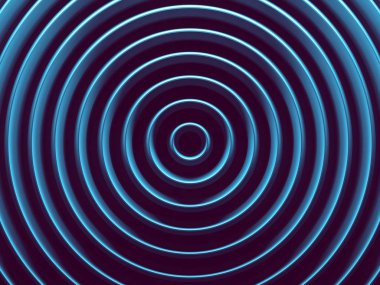 Mavi Radyal soyut desen için