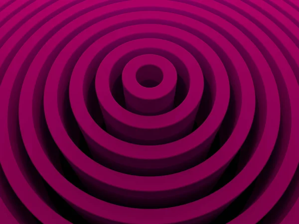Roze abstracte radiale achtergrond. 3D — Stockfoto