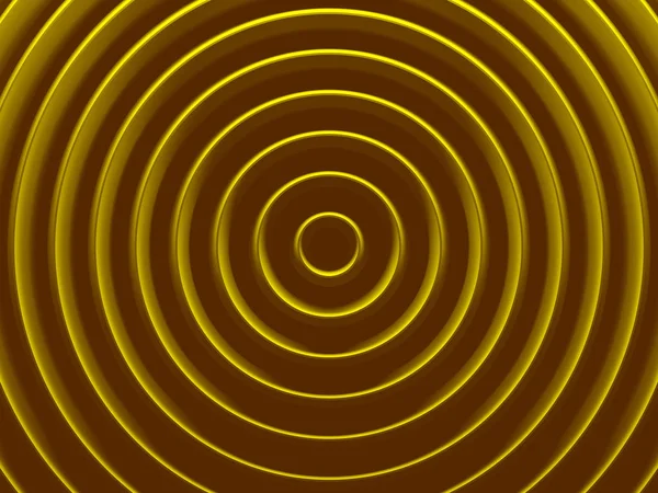 Yellow circles. Gold abstract background.