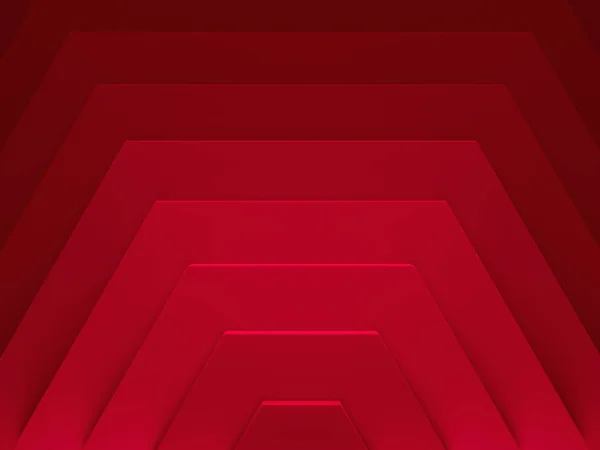 Red plain hexagons. Abstract pattern — Stock Photo, Image