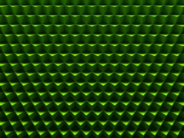 Yeşil canlı küpleri. Arka plan.