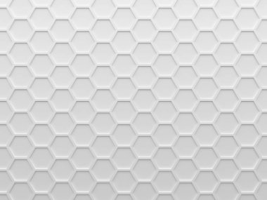 Beyaz altıgenler arka plan görüntü.