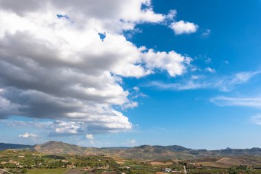 Barrafranca, Enna, Sicilya, İtalya ve Avrupa 'dan Güzel Manzara