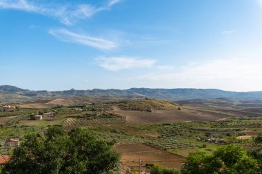 Barrafranca, Enna, Sicilya, İtalya ve Avrupa 'dan Güzel Manzara