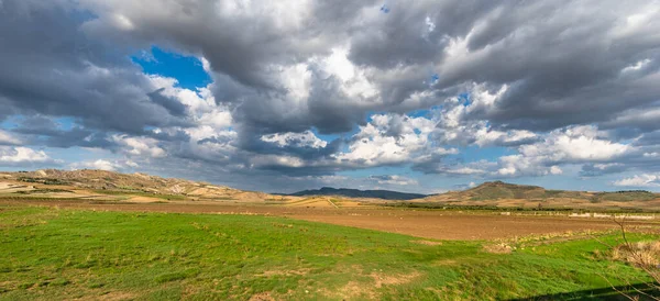 Wunderschöne Sizilianische Landschaft Barrafranca Enna Sizilien Italien Europa — Stockfoto