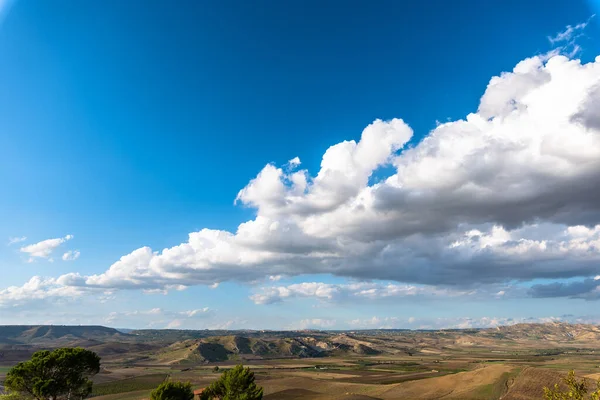 Meraviglioso Paesaggio Siciliano Mazzarino Caltanissetta Sicilia Italia Europa — Foto Stock