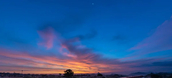 Maravilloso Amanecer Mazzarino Caltanissetta Sicilia Italia Europa —  Fotos de Stock