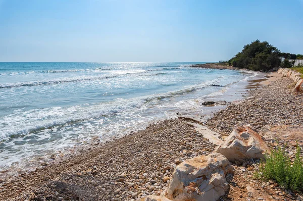 Hermosa Costa Mediterránea Marina Ragusa Sicilia Italia Europa — Foto de Stock