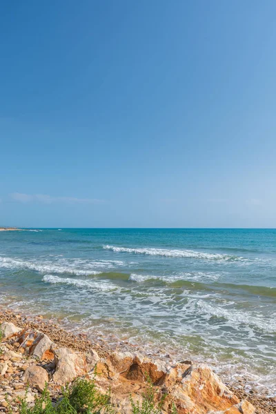 Hermosa Costa Mediterránea Marina Ragusa Sicilia Italia Europa — Foto de Stock