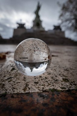 Caltanissetta Anıtı Wwi 'de bir Lensball, Sicilya, İtalya ve Avrupa' da düştü.