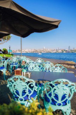 İstanbul 'daki gezinti alanının manzarası