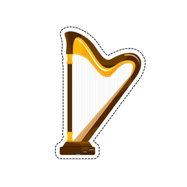L'icône de harpe — Image vectorielle