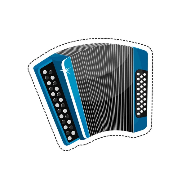 L'icône accordéon — Image vectorielle