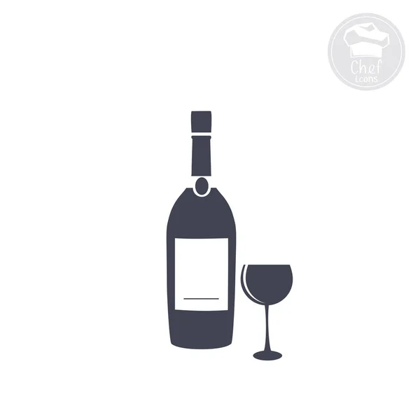 Icono que indica el vino — Vector de stock