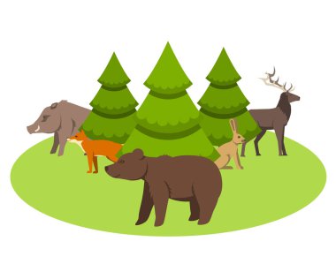 Yaşayan Eurasia, bir koruma alanı, bir av bölgesi, bölge Hayvanat Bahçesi hayvanlar