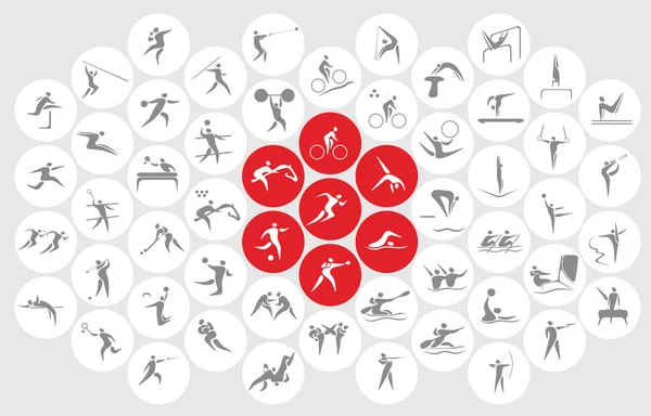 New icons for the Olympics — Stock Vector