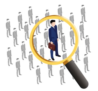 Yüksek bir pozisyon için personel, işçi Borsası'nda iyi uzmanlar için arama alımı