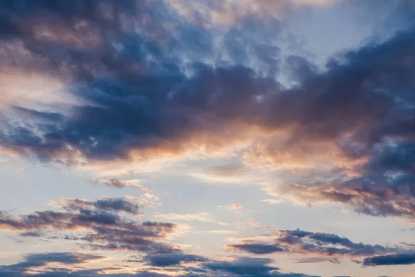 Bellissimo Cielo Nuvoloso Sfondo Tramonto — Foto Stock